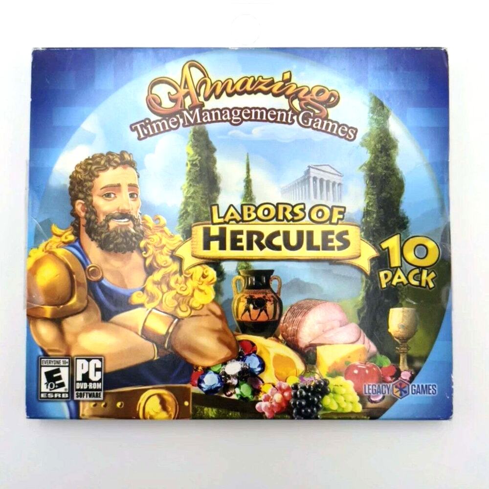 Labors of Hercules 10 Pack PC Windows Game Brand New Sealed (Legacy, 2018)
